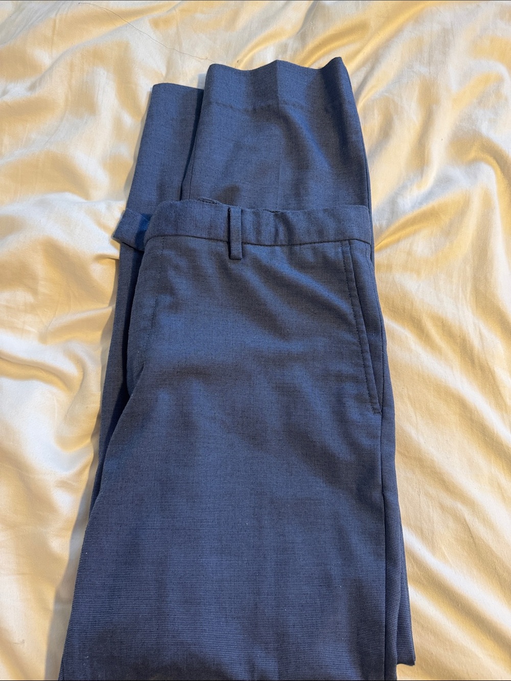 Men's Banana Republic 34x32 Blue Stretch Dress Pants - Classic Fit